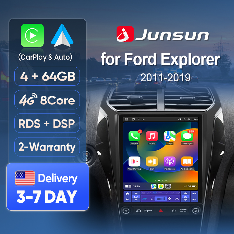 Korean Lifestyle In Hindi - Беспроводной экран Junsun CarPlay для Ford