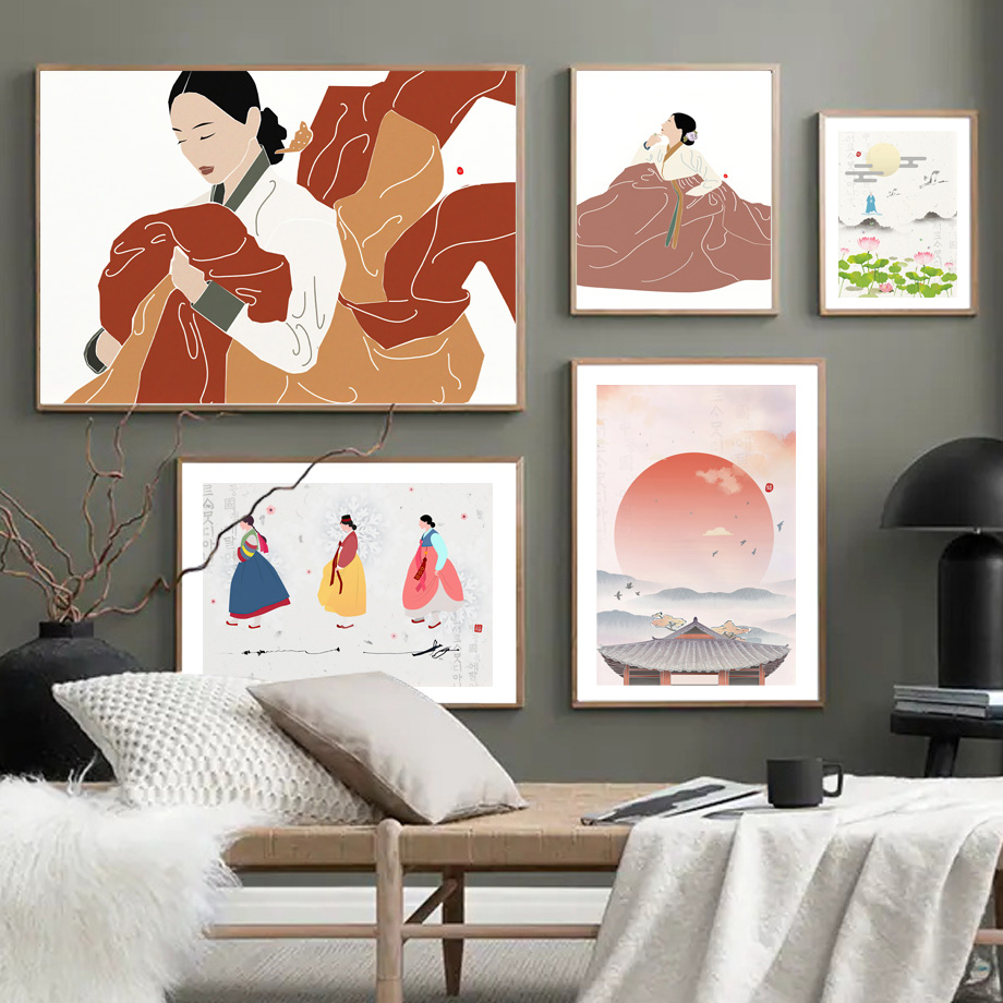 Modern Korean Lifestyle - Корейский стиль Бохо Ханбок Девушка Азиатская
