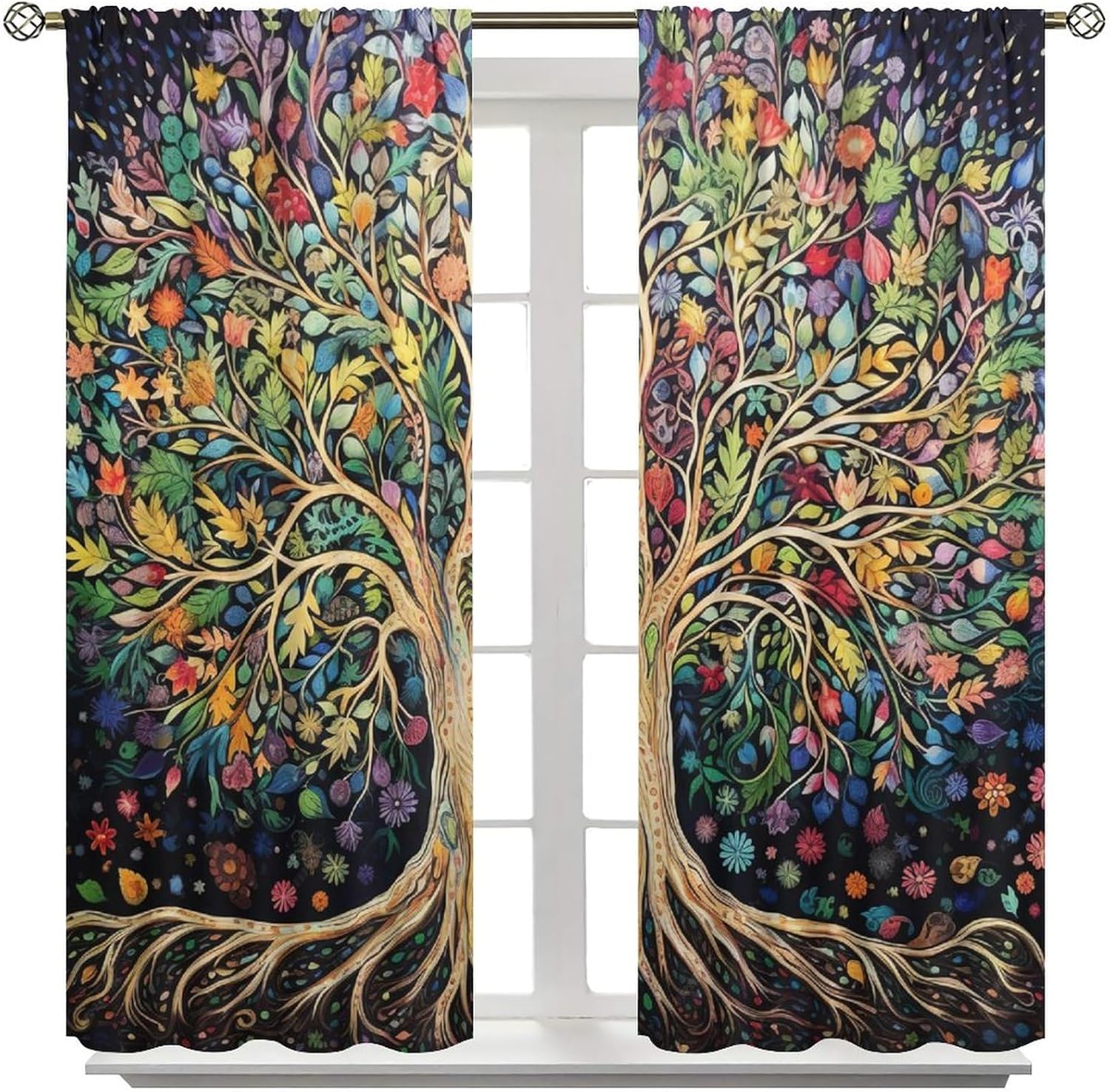Шторы «Дерево жизни», фантазий – обзор и цена Modern Korean Lifestyle